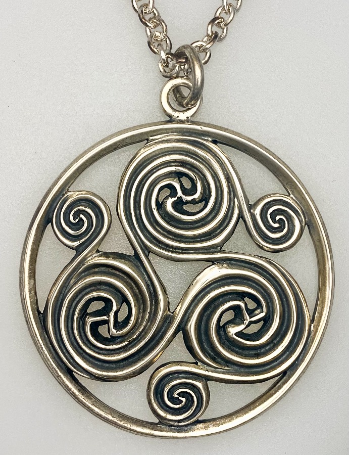 Large Pictish Triskele Pendant